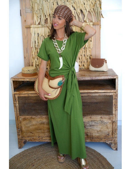 Robe Noeud Vert DIMI