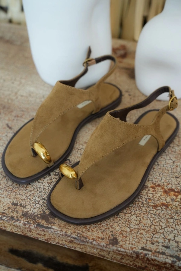 Sandales Dorés Camel EIVISSA 2