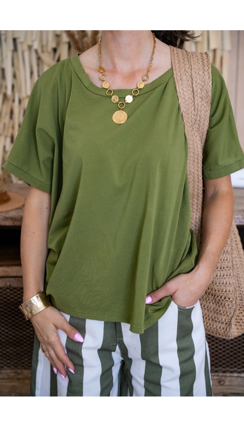 T-shirt Kaki MELINA