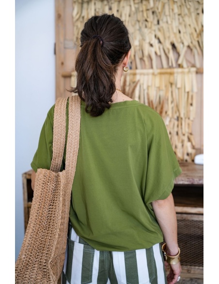 T-shirt Kaki MELINA