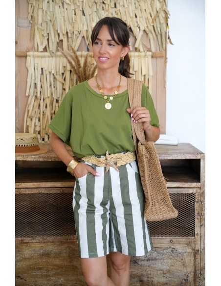 T-shirt Kaki MELINA
