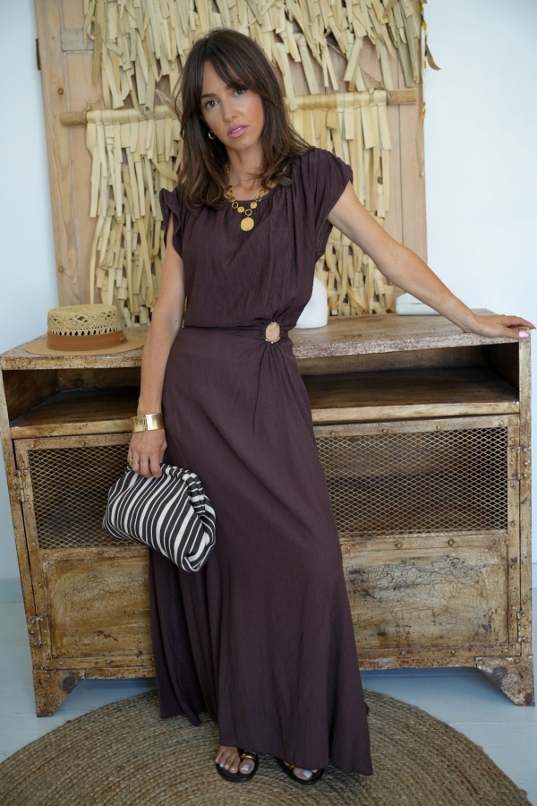 LANA Brauner Overall