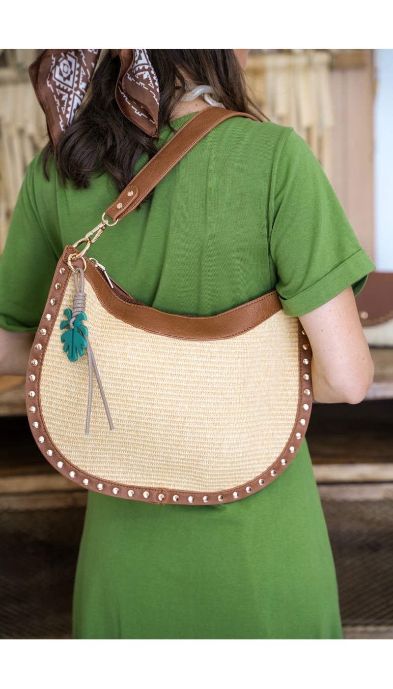 Sac Camel Clouté Maxi VIVI