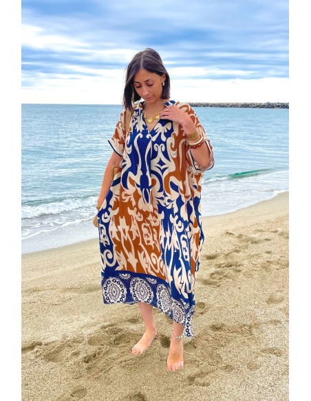 Robe Longue Marine VAIANA