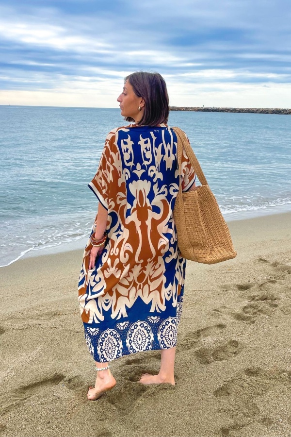 Vestido Largo Marino VAIANA 2
