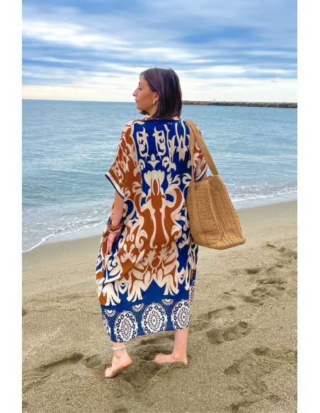 Robe Longue Marine VAIANA