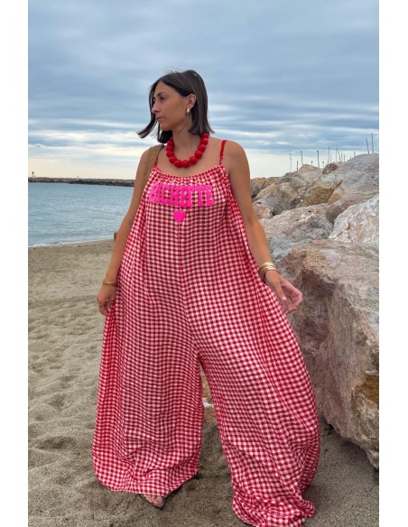 BICHETTE Mono Vichy Rojo