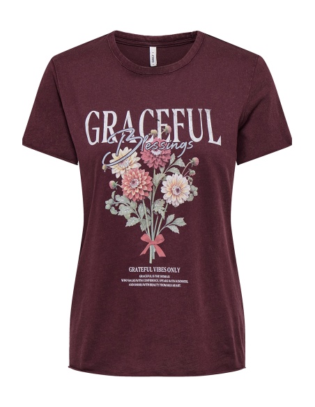 Camiseta de figo graciosa ONLLUCY