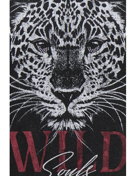 Wild Black T-shirt ONLLUCY