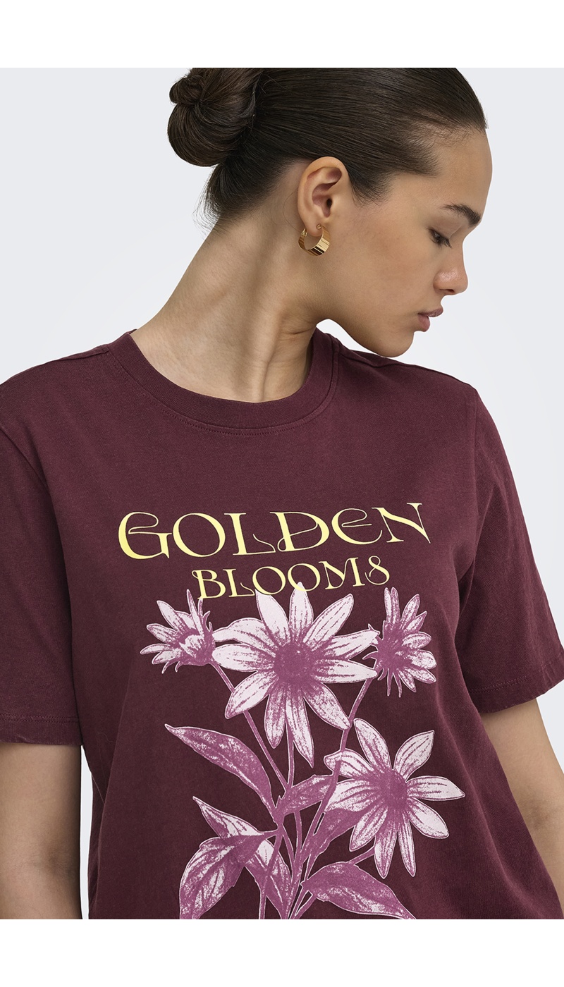 T-shirt Fiori di Fico ONLLUCY