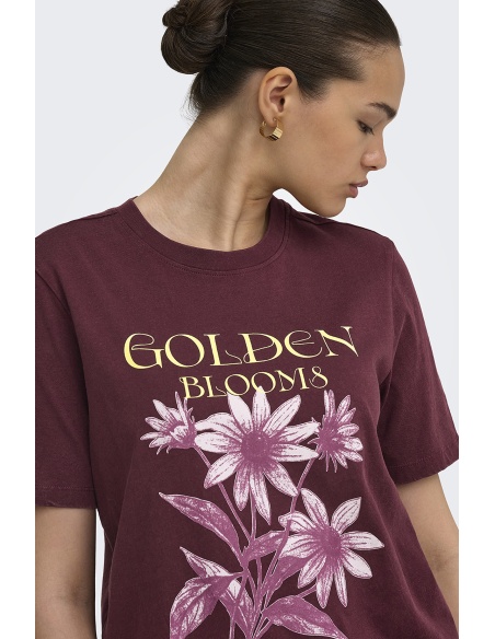 Camiseta Flores de Figo ONLLUCY