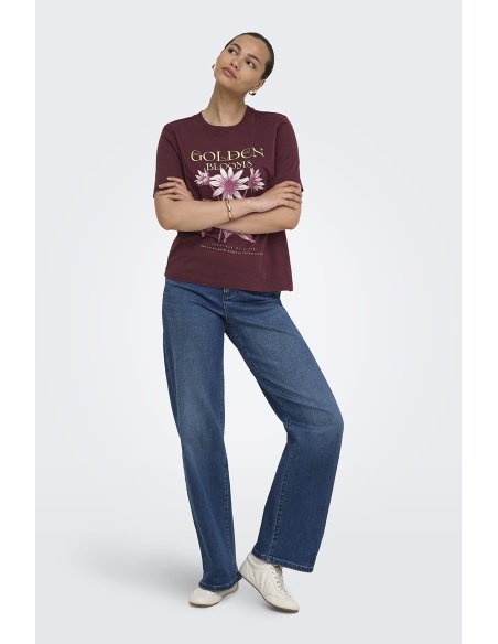 T-shirt Fiori di Fico ONLLUCY