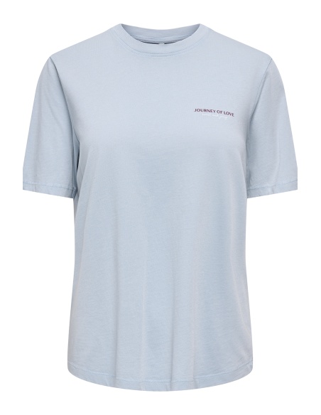 T-SHIRTS MC DUSTY BLUE E26