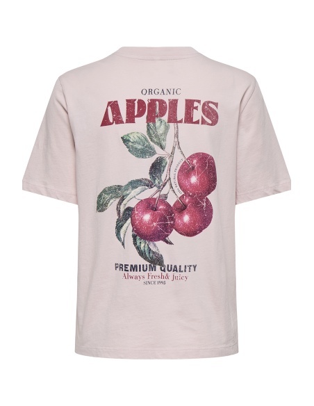 T-shirt Apples Pale Lilac ONLLUCY