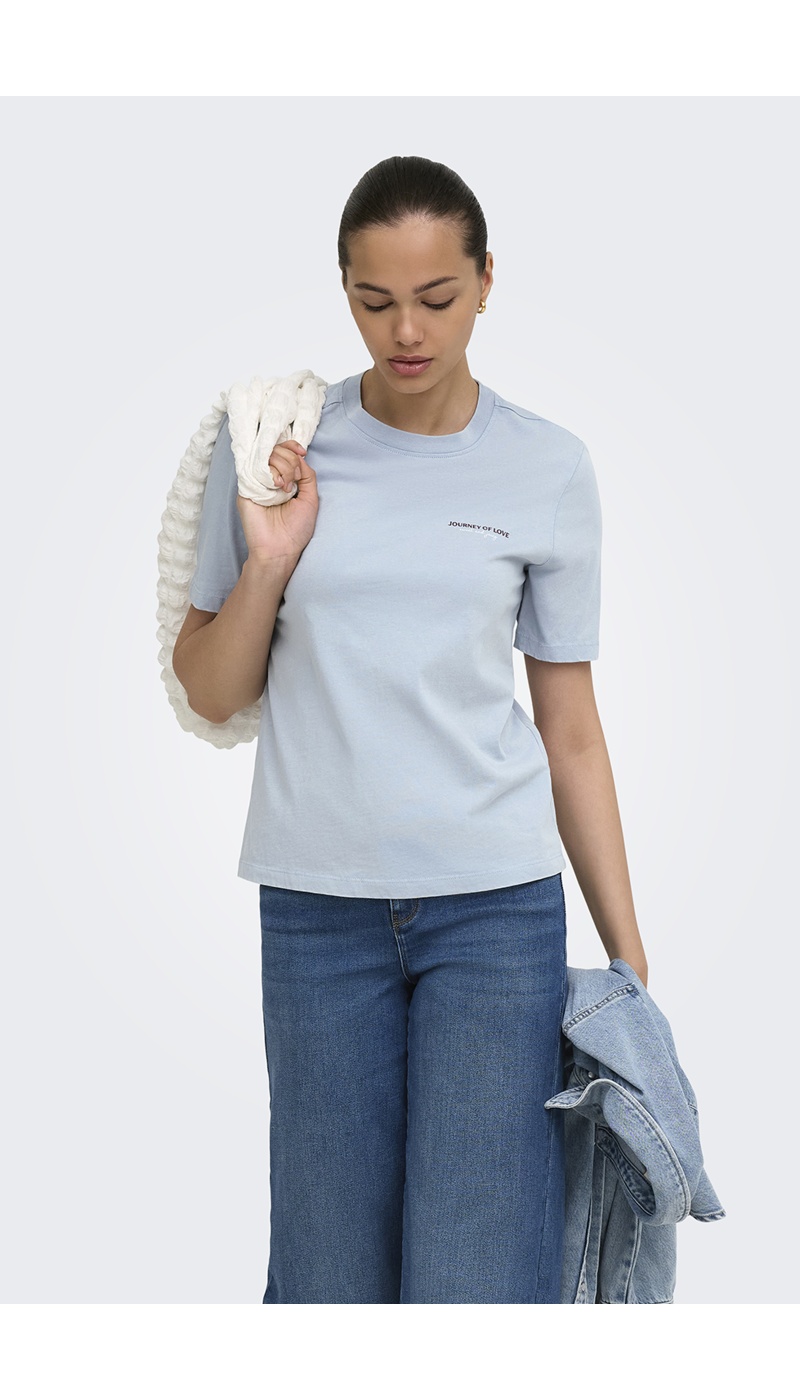 Mure Dusty Blue T-Shirt ONLLUCY