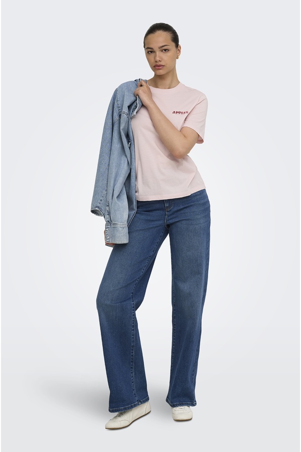 T-SHIRTS MC PALE LILAC E26 2