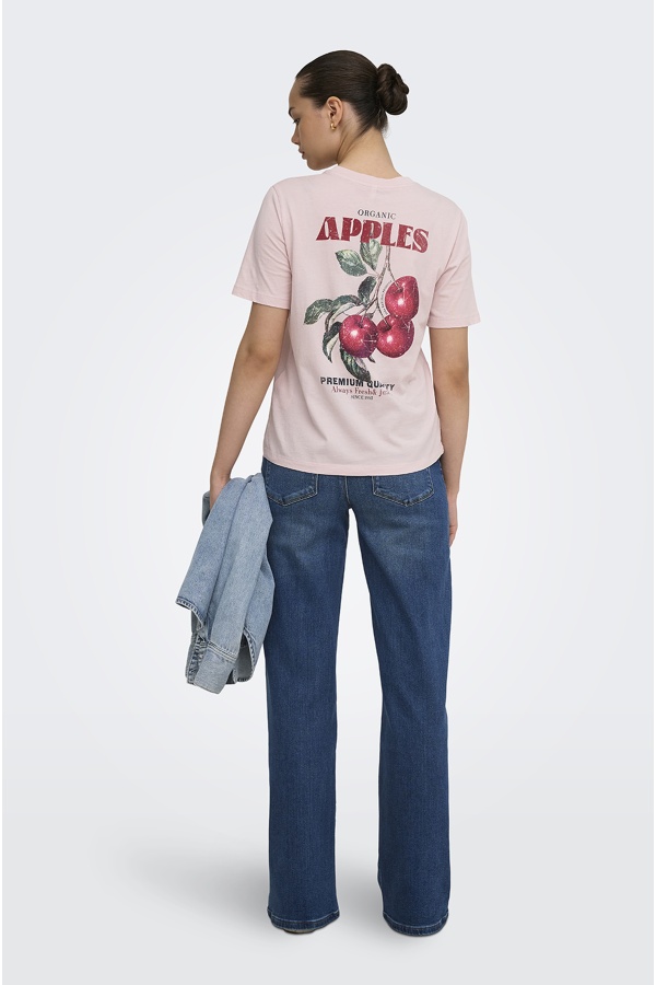 T-SHIRTS MC PALE LILAC E26