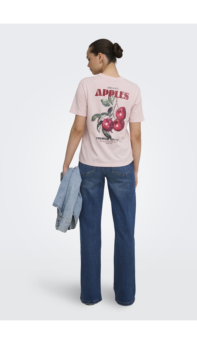 T-SHIRTS MC PALE LILAC E26