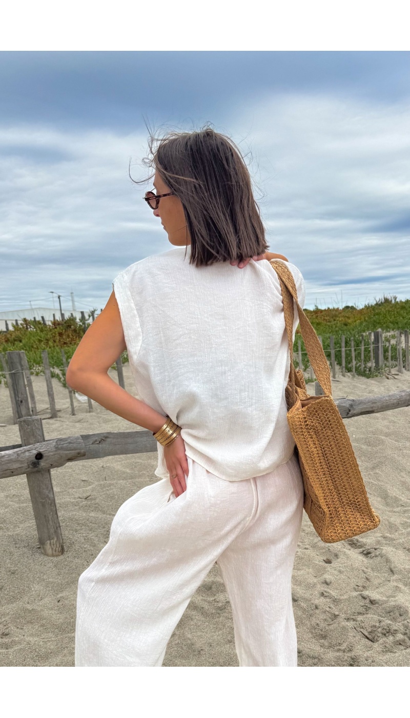 Blusa AGATHE Crudo