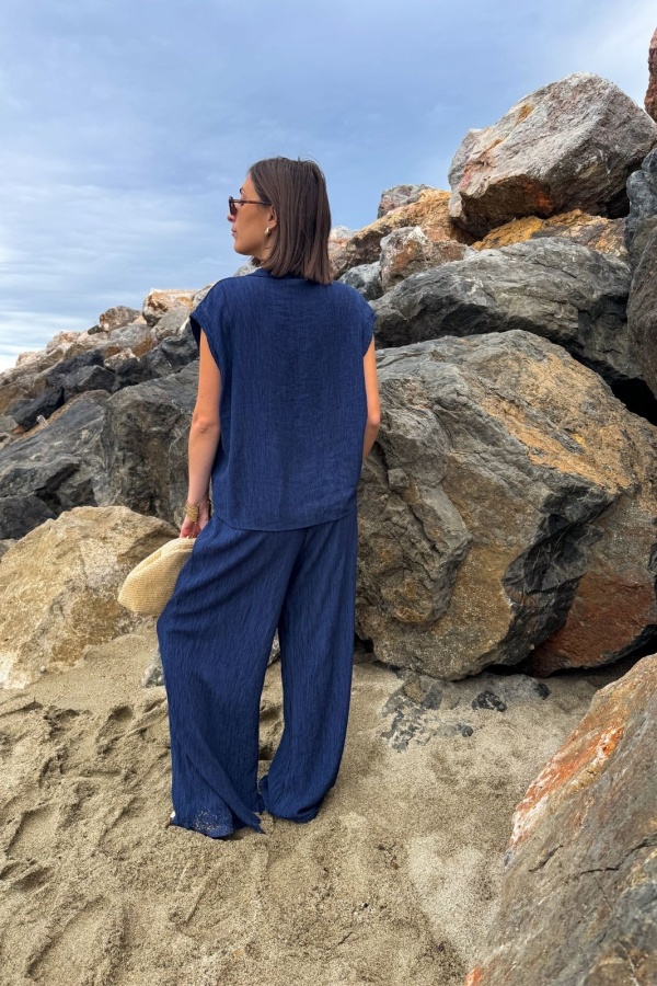 LISON Marineblaue Hose 2