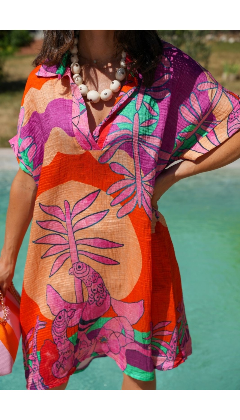 Robe Safari Orange TANZANIE