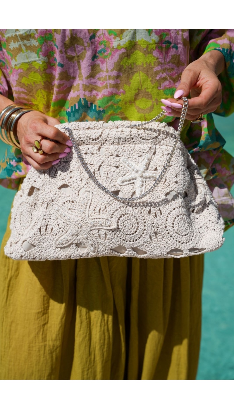 POCHETTE ETOILE MACRAM E26