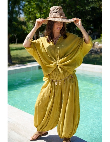 TALAIA Blusa Oliva Ligera