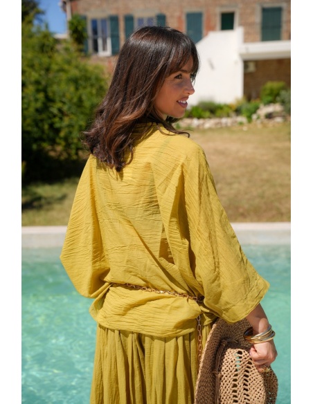 TALAIA Olive Light Blouse