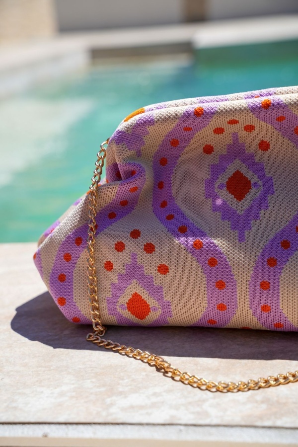 Lilac CLEANE clutch 2