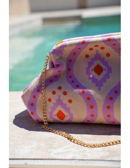 Lilac CLEANE clutch