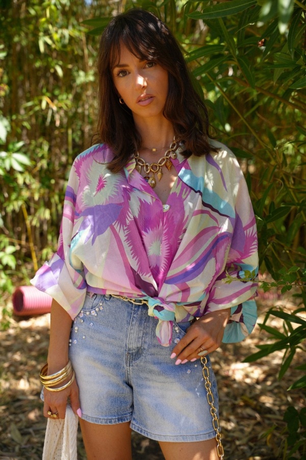 Blusa Spurt Banditas MIRABOLA Lilás