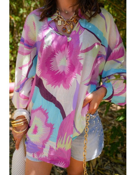 Lilac Spurt Banditas MIRABOLA Blouse