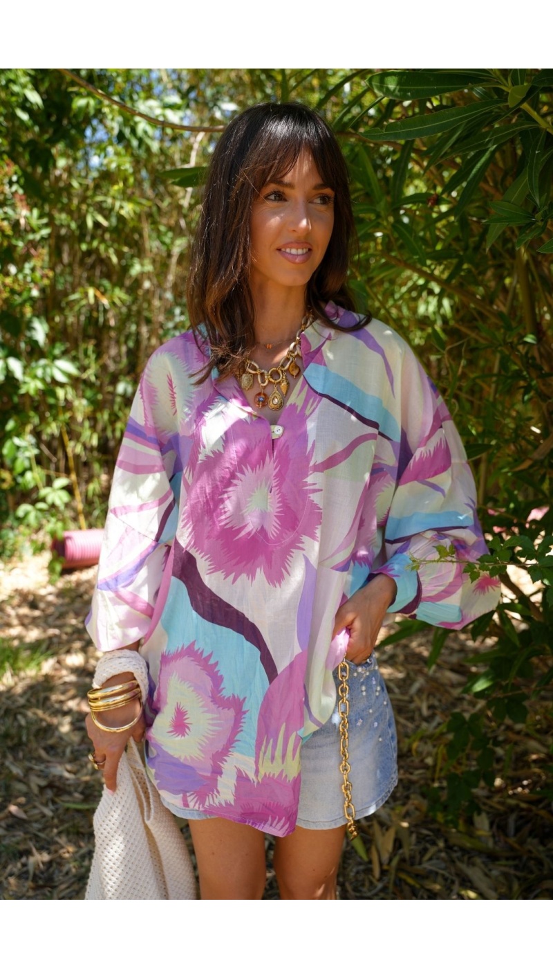 Lilac Spurt Banditas MIRABOLA Blouse