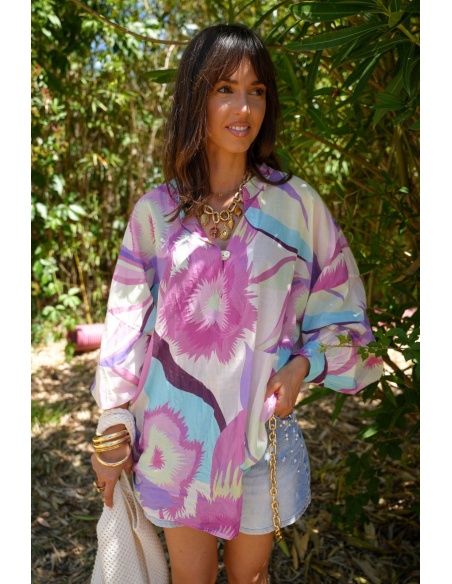 Lilac Spurt Banditas MIRABOLA Blouse