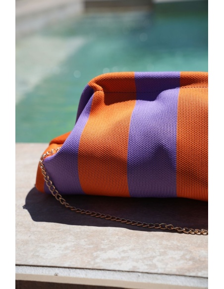 Bolsa LLONGA Laranja Roxa