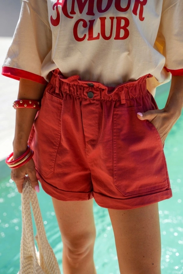 Short Rouge VICTOIRE 2