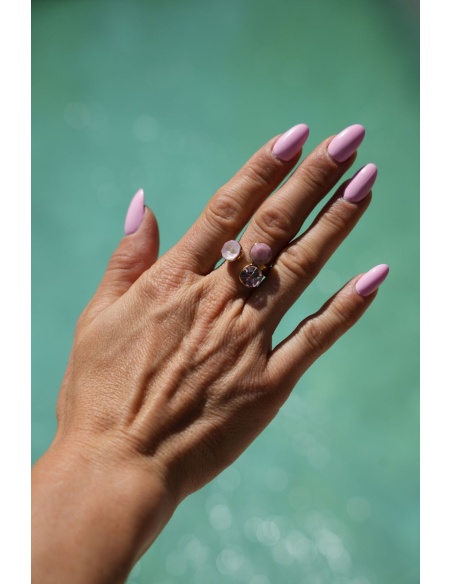 sarl atiwell mochimo ANILLOS STRASS ROSA