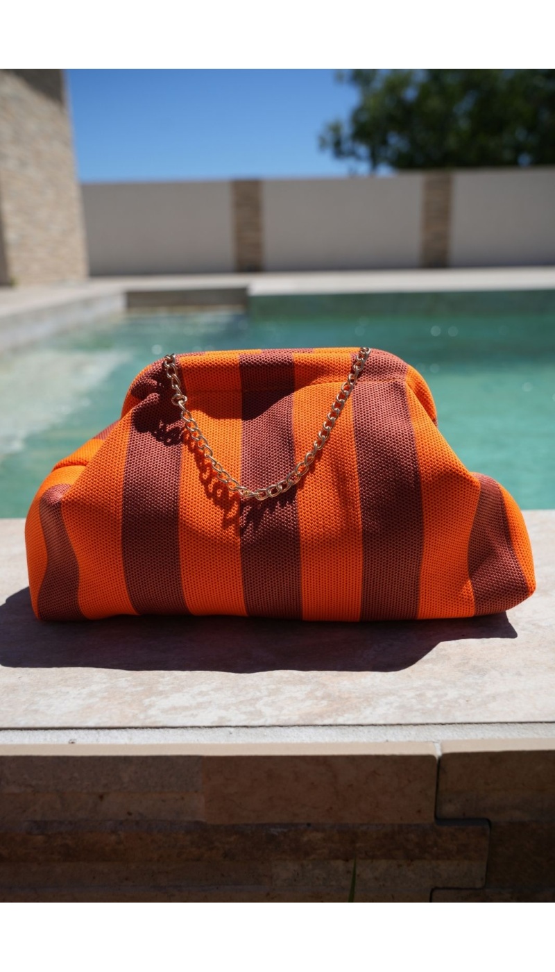 LLONGA Rust Orange Pouch