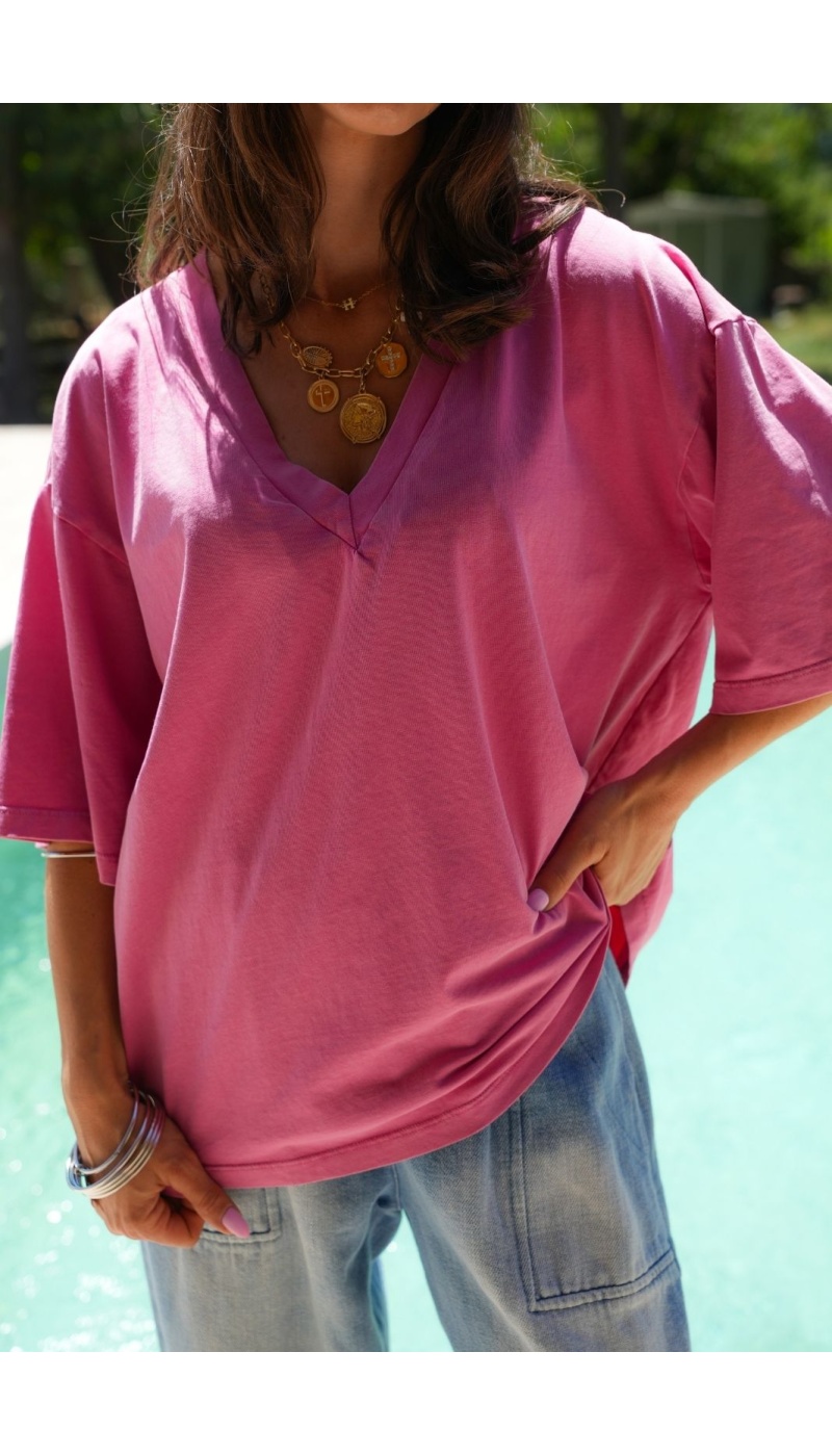 Camiseta Banditas CAKETIN rosa
