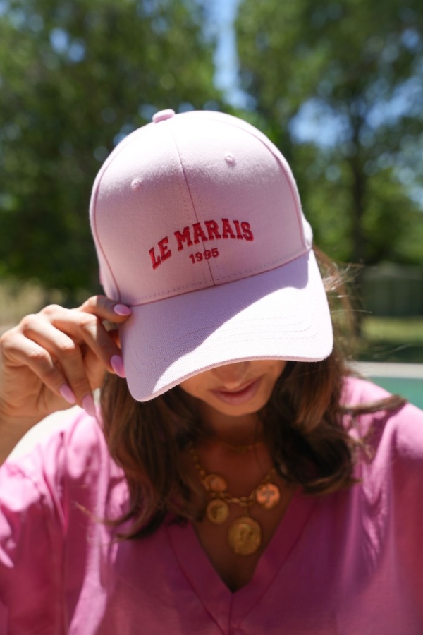 CASQUETTE LE MAR ROSE E26