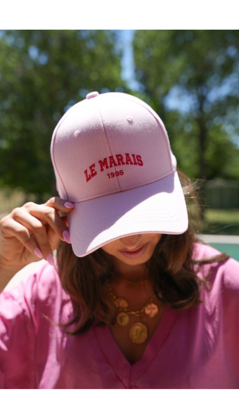 Casquette Rose LE MARAIS
