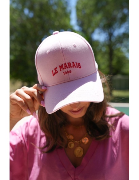 Casquette Rose LE MARAIS