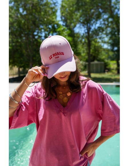 Boné LE MARAIS Rosa