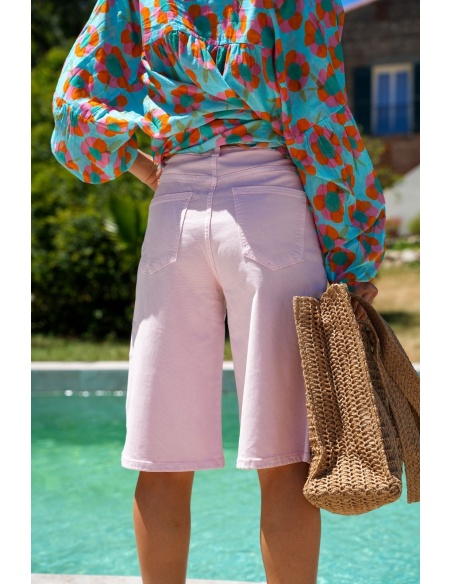 AMALIA Rosa Bermudashorts