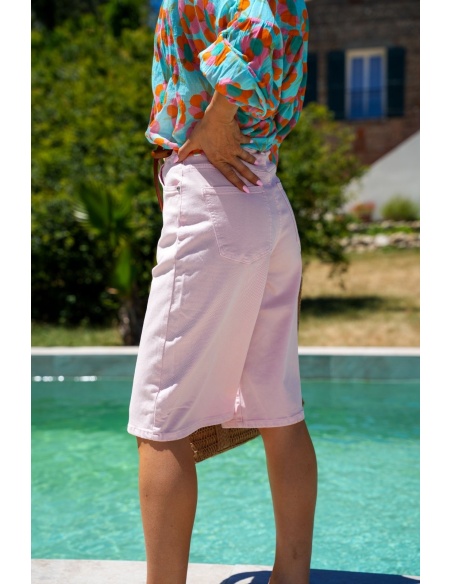 AMALIA Rosa Bermudashorts