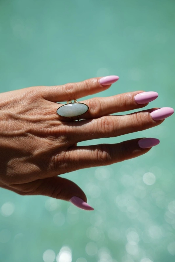 Bague Pierre Bleu FERRADURA