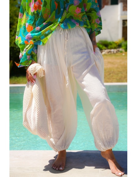ALBARCA Pantaloni Ball Ecru