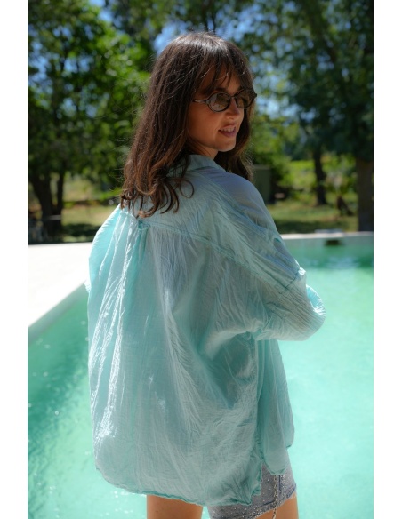 Turquoise Banditas AGATA Blouse