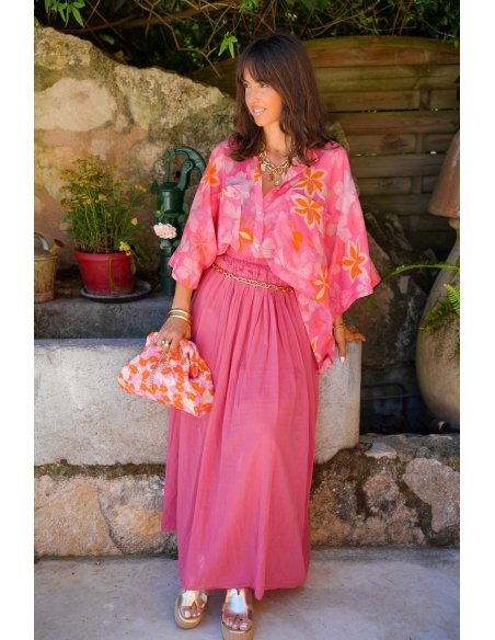 Lucca Pink Banditas POLARIS Blouse