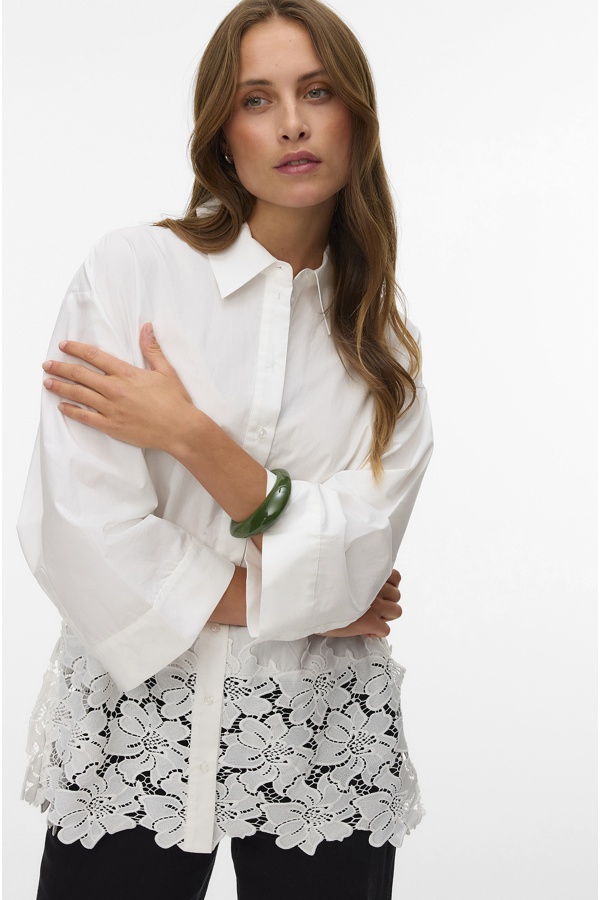 Snow White Flowers Shirt VMRITTA 2